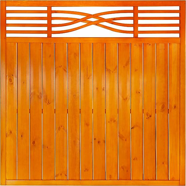 Zaunelement Malaga ohne Gitter 180 cm x 180 cm Pinie FSC günstig online kaufen