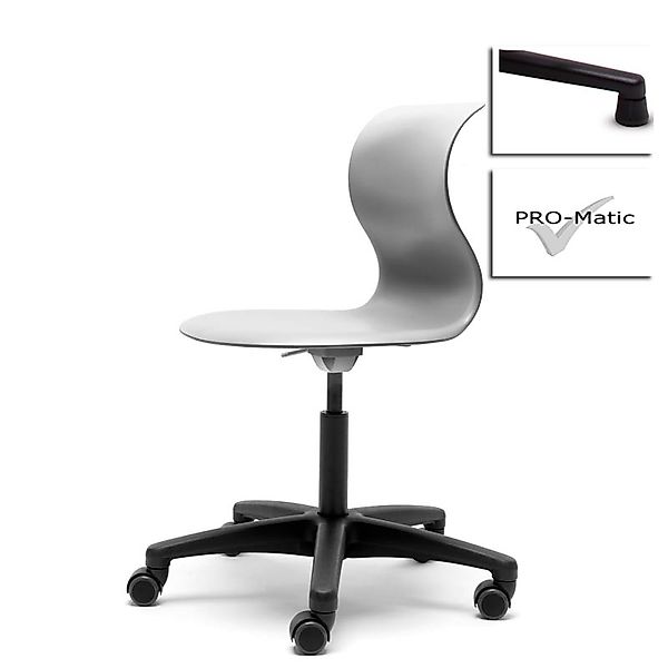 Kinderstuhl Pro 5 granitgrau Polyamid Filzgleiter Ja (+45€) günstig online kaufen