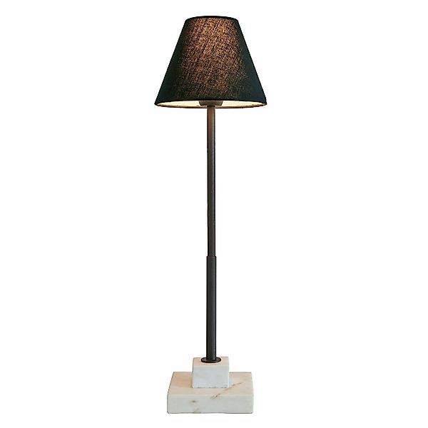 Mirabeau Tischleuchte Tischlampe Orvienne schwarz/weiß günstig online kaufen