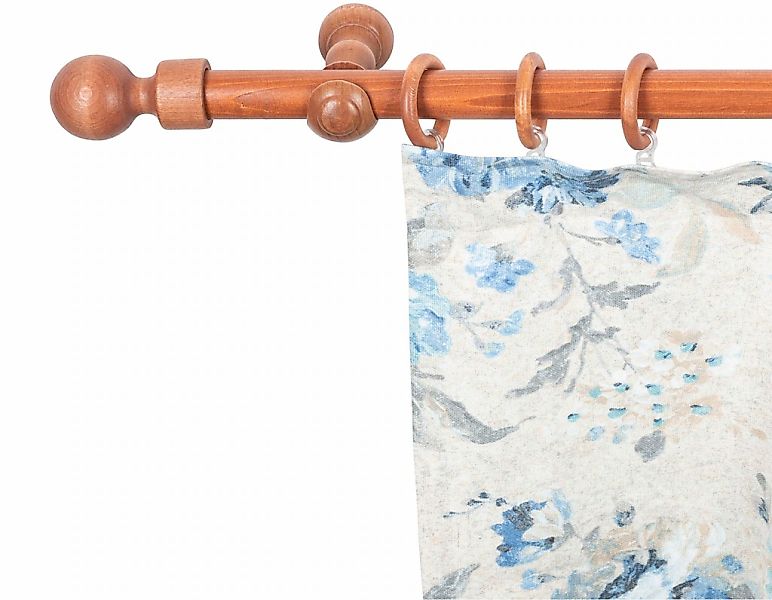 SN DECO GROUP Gardinenstange "Giro" 1 läufig-läufig Fixmaß 28 mm, Holz, ver günstig online kaufen
