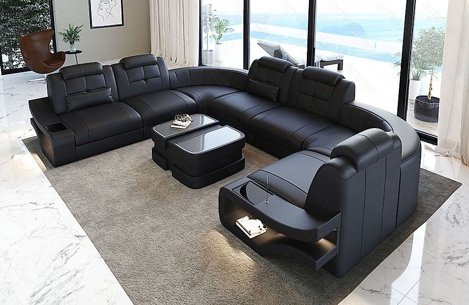 Sofa Dreams Wohnlandschaft Leder Couch Sofa günstig online kaufen