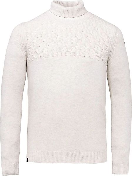 Vanguard Rollkragenpullover Knitted Off White - Größe XL günstig online kaufen