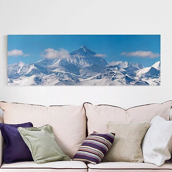 Leinwandbild Berg - Panorama Mount Everest günstig online kaufen