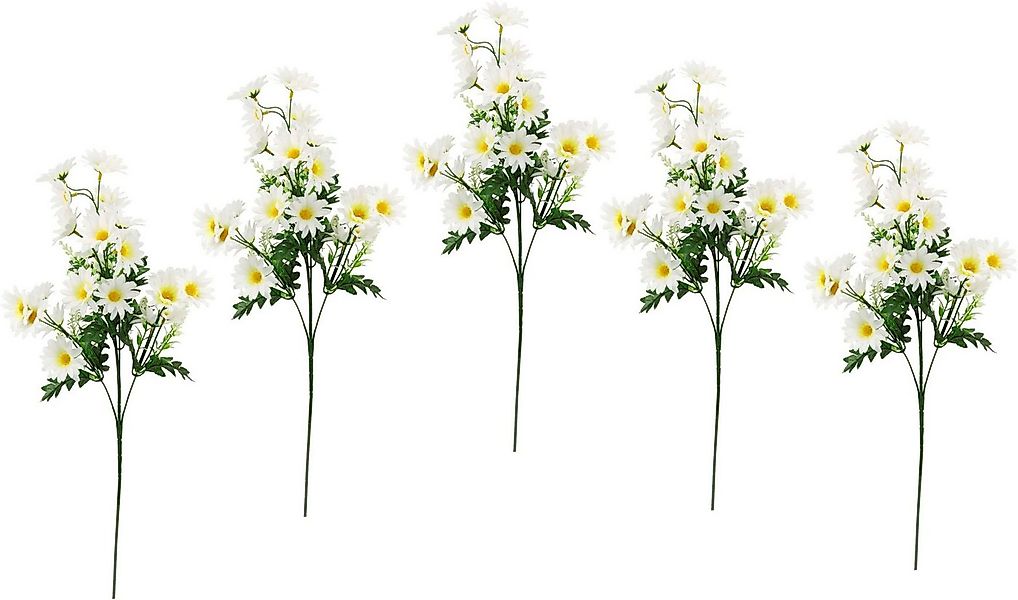 Kunstblume Margeritenzweig, I.GE.A., Höhe 63 cm, 5er Set Narzisse künstlich günstig online kaufen