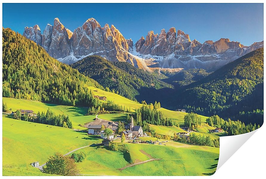 Wallarena Fototapete Berge Wald Natur Landschift günstig online kaufen
