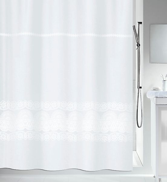 spirella Duschvorhang BRODERIE Breite 120 cm, günstig online kaufen