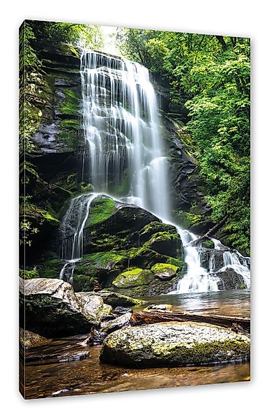 Pixxprint Leinwandbild Wasserfall, Wasserfall (1 St), günstig online kaufen