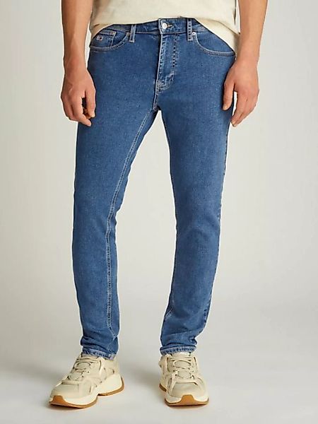 Tommy Jeans Tapered-fit-Jeans Austim Slim Tapered mit Logostickereien günstig online kaufen