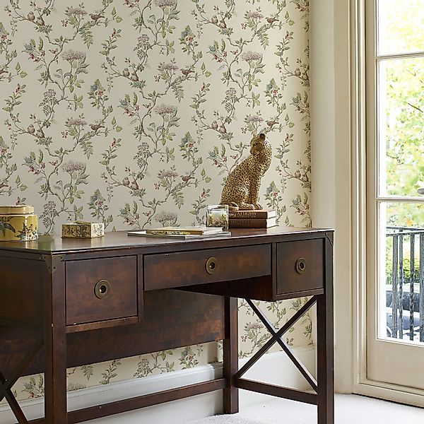 LAURA ASHLEY Vliestapete Elderwood, gemustert, FSC® günstig online kaufen