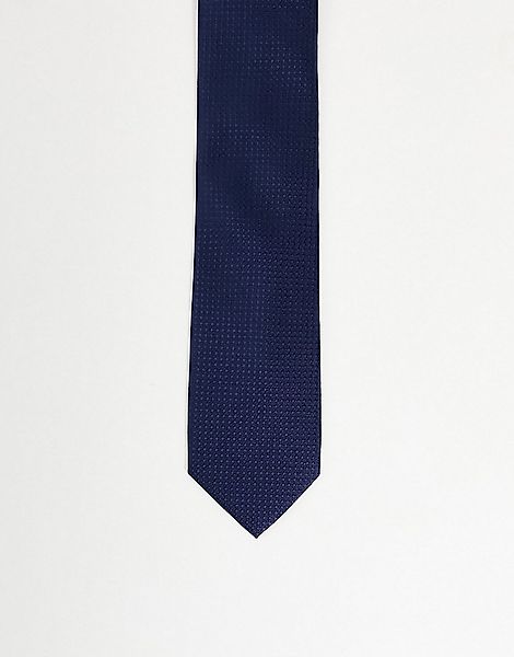 ASOS DESIGN – Marineblaue, schmale Krawatte günstig online kaufen