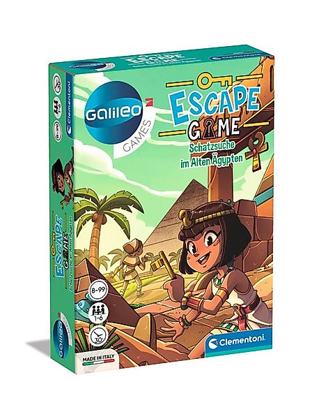 Clementoni® Lernspielzeug Escape Game Galileo Schatzsuche im Alten Ägypten günstig online kaufen