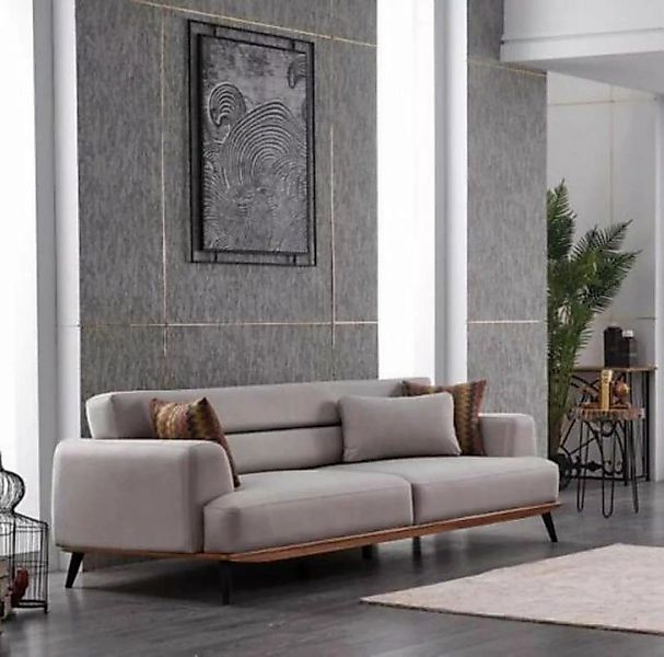 JVmoebel 3-Sitzer Sofa Couch 3 Sitzer Dreisitzer Polster Möbel Textil Moder günstig online kaufen