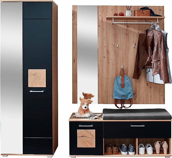 Innostyle Garderoben-Set "Fun Garderoben Set, 206x195x38cm (B/H/T)", (1 St. günstig online kaufen