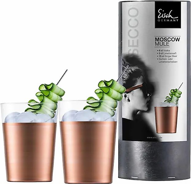 Eisch Cocktailglas »Secco Flavoured Moscow Mule«, (Set, 2 tlg.), bleifrei, günstig online kaufen