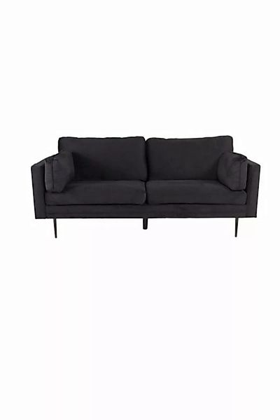 ebuy24 Sofa Boom Sofa 3 Personen Velour schwarz. günstig online kaufen