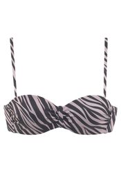 LASCANA Bügel-Bandeau-Bikini-Top Kaa, mit Animal-Design günstig online kaufen