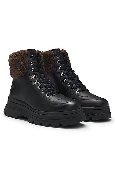 BOSS Foster_LUBootie Winterboots Winterstiefelette, Schnürboots, Profilsohl günstig online kaufen