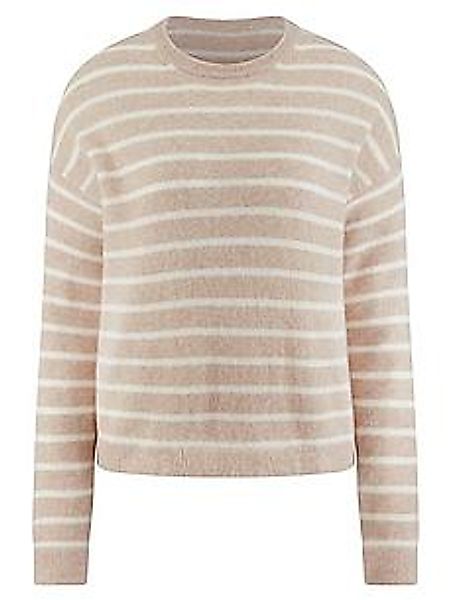 Rundhals-Pullover include beige günstig online kaufen