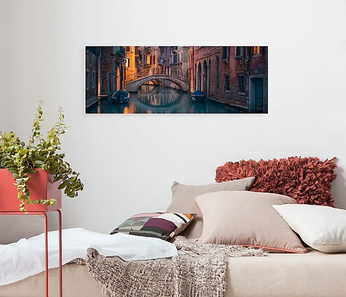 Komar Leinwandbild "Night Cruise - Größe 90 x 30 cm" Baum  Berge  Blumen  B günstig online kaufen