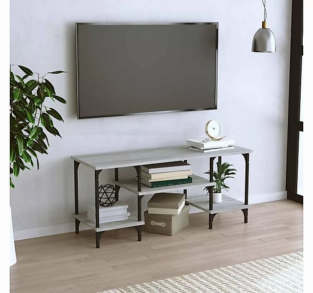furnicato TV-Schrank Grau Sonoma 102x35x45,5 cm Holzwerkstoff günstig online kaufen