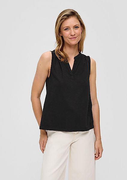 s.Oliver T-Shirt Ärmelloses Shirt mit Tunika-Ausschnitt günstig online kaufen