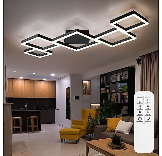 GLOBO LIGHTING LED Deckenleuchte, LED-Leuchtmittel fest verbaut, Warmweiß, günstig online kaufen