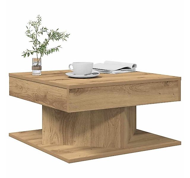 vidaXL Couchtisch, Couchtisch Artisan-Eiche 55x55x30 cm Holzwerkstoff günstig online kaufen
