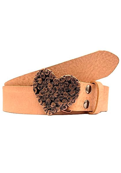 Rettungsring Gürtel Ledergürtel Schließe im Herz-Design mit Rosen besetzt günstig online kaufen