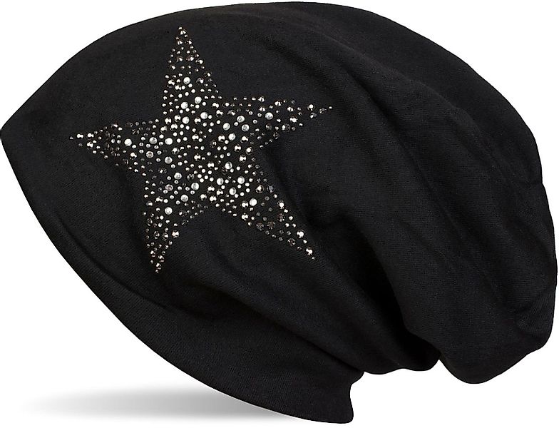styleBREAKER Beanie Beanie Mütze mit Strass günstig online kaufen