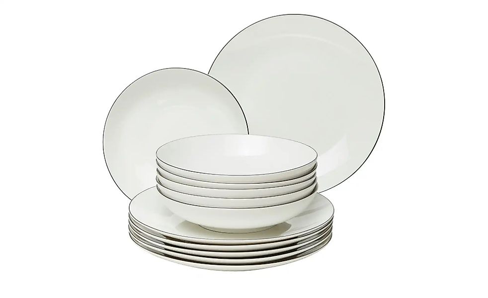 Peill+Putzler Tafelservice  12-teilig  Bologna ¦ weiß Geschirr > Geschirrse günstig online kaufen