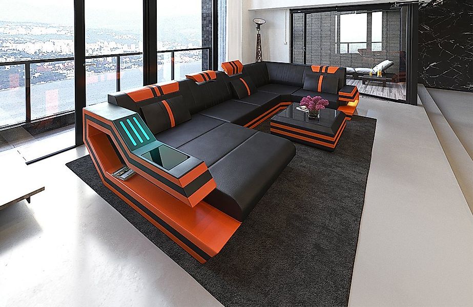 Sofa Dreams Wohnlandschaft Leder Sofa Ledercouch günstig online kaufen