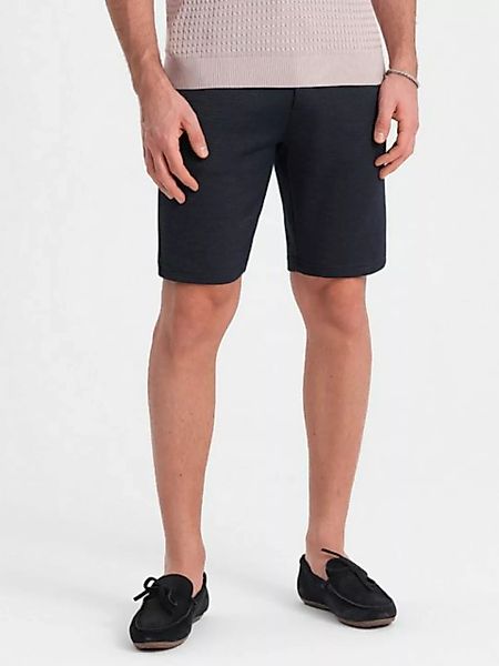 OMBRE Chinoshorts Strukturierte Herren-Strickshorts mit Chino-Taschen günstig online kaufen