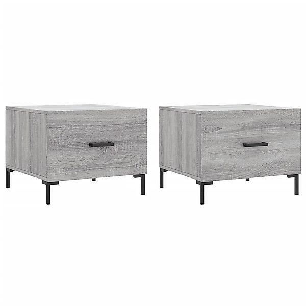 vidaXL Couchtisch Couchtische 2 Stk. Grau günstig online kaufen