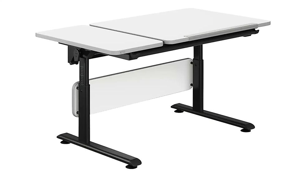 PAIDI Schülerschreibtisch  Diego Black ¦ weiß ¦ Maße (cm): B: 130 H: 53 T: günstig online kaufen