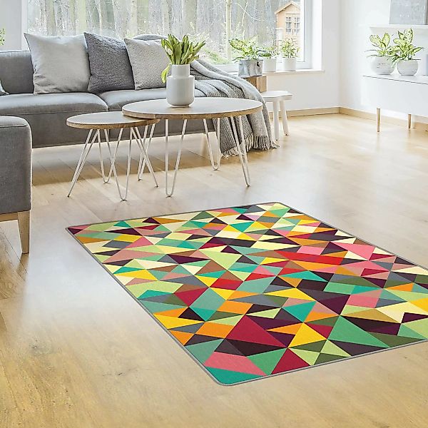 Teppich Colorful Geometry günstig online kaufen