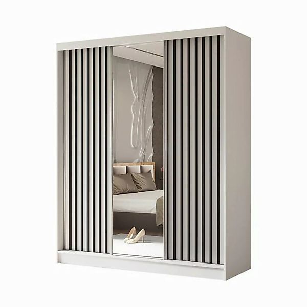 Compleo Schwebetürenschrank Geräumiger Kleiderschrank für das Schlafzimmer günstig online kaufen