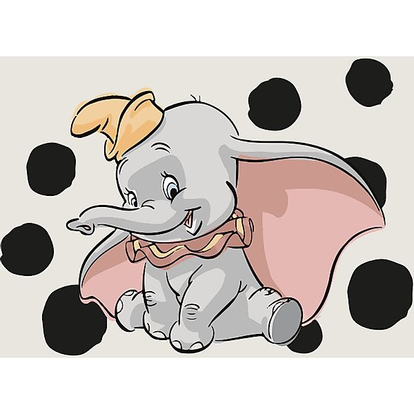 Komar Bild "Dumbo Dots Landscape", Disney, (1 St.), Wandbild zur Dekoration günstig online kaufen