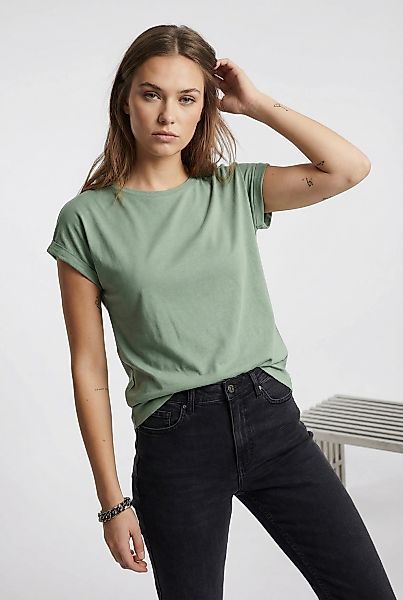 Vila Rundhalsshirt "VIDREAMERS NEW PURE T-SHIRT/SU-NOOS" Baumwollmischung, günstig online kaufen