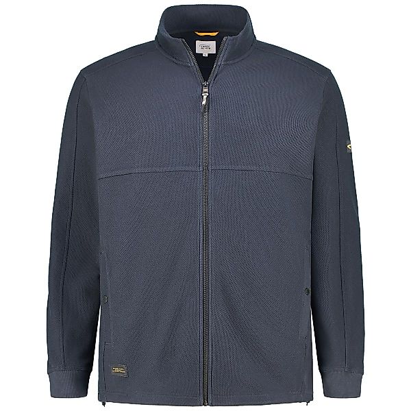 camel active Sweatjacke aus Baumwolle Farbe dunkelblau Größe: 4XL günstig online kaufen