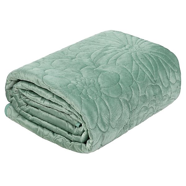 Eurofirany Bettüberwurf ARIEL, Velvet Decke Velours günstig online kaufen