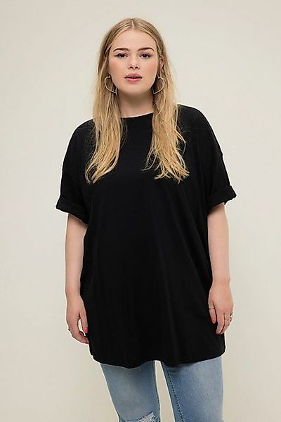 Studio Untold T-Shirt Oversize-Shirt Rückenprint Rundhals Halbarm günstig online kaufen