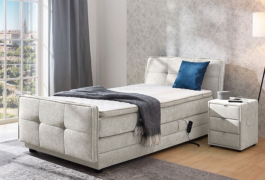 Jockenhöfer Gruppe Boxspringbett "Paloma, Kopf- und Fussteil elektromotoris günstig online kaufen