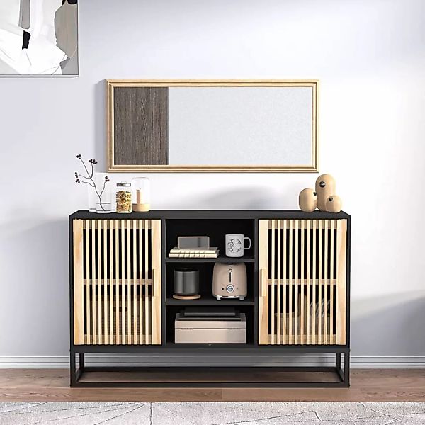 vidaXL Sideboard Sideboard Schwarz 105x30x65 cm günstig online kaufen
