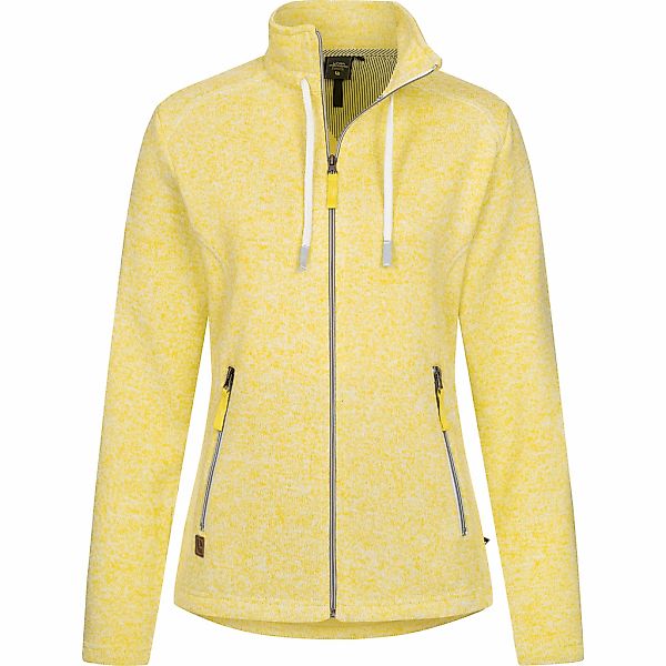 DEPROC Active Strickfleecejacke "LUVERNE WOMEN", Kontrastreissverschluss günstig online kaufen