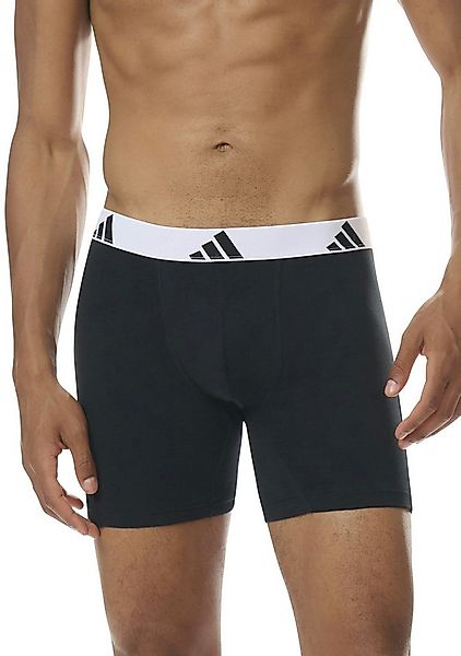 adidas Sportswear Boxer Active Flex Cotton (3er Pack) elastisch, Logo-Bund, günstig online kaufen