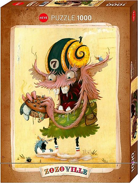 HEYE Puzzle Junk Food / Zozoville, 1000 Puzzleteile, Made in Germany günstig online kaufen