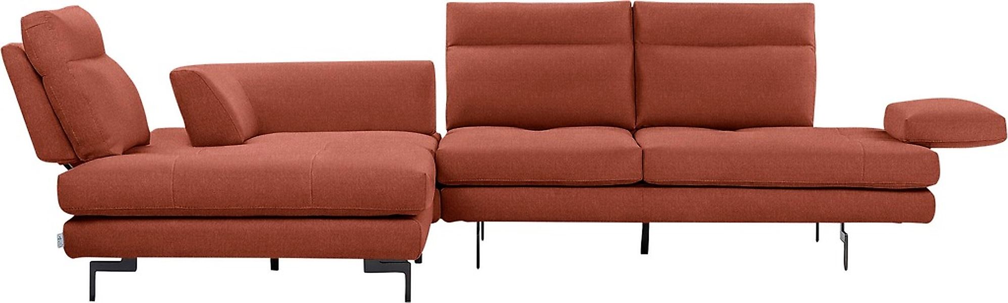 CALIA ITALIA Ecksofa "Toby Wing, Komfortsofa mit Sitzkomfort der Extraklass günstig online kaufen