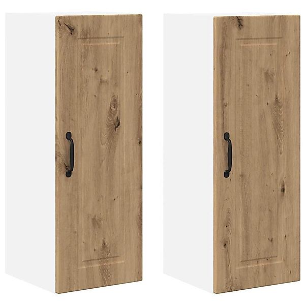 vidaXL Küchenwandschrank mit Regal 2 Stk Artisan-Eiche 30 x 31 x 80 cm 8853 günstig online kaufen