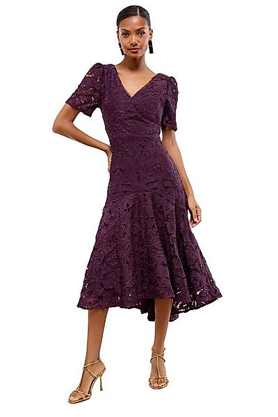LIPSY Midikleid Lipsy Midikleid mit kurzen Ärmeln, Kurzgröße (1-tlg) günstig online kaufen