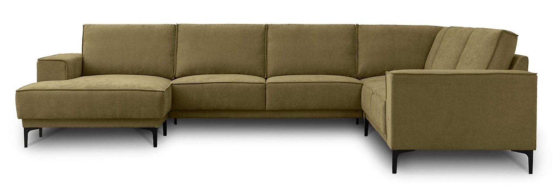 OTTO home Wohnlandschaft »OLAND U-Form, XXL, B: 342 cm, Skandi-Design« Skan günstig online kaufen